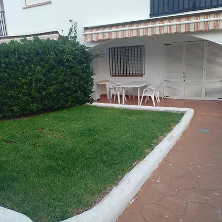 Bajo Con Jardin Privado Y Piscina - Font Nova * Peniscola